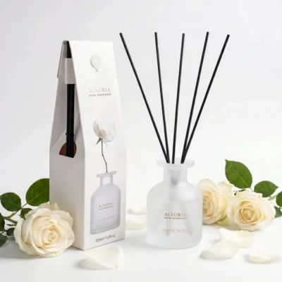 White Rose - Ambientador para el hogar Alvoria 120 ml