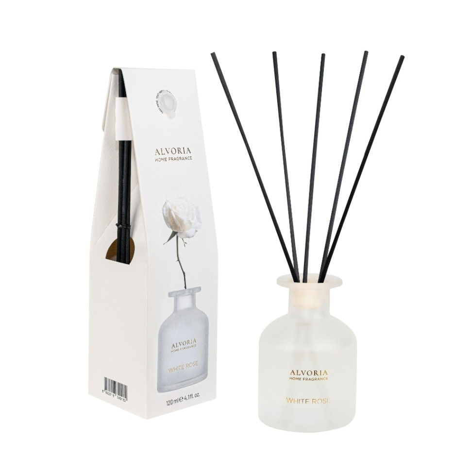 White Rose - Ambientador para el hogar Alvoria 120 ml